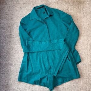 ViX PAULAHERMANNY Long-Sleeve Shirt (XS) and Shorts (M) Set